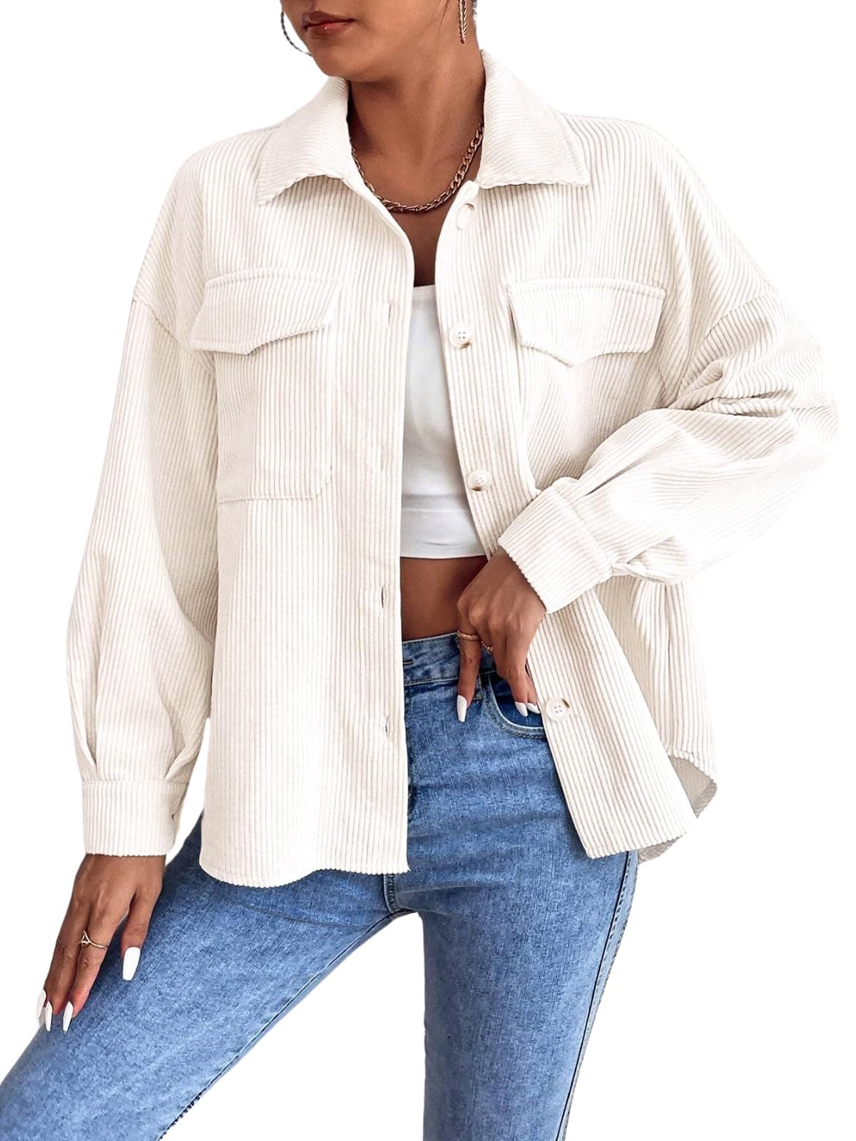 GRECIILOOKS Women's Regular Fit Casual Shirt