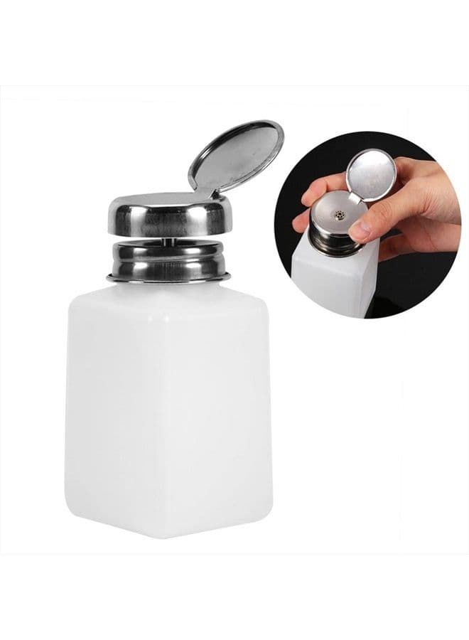 200ML Empty Pump Dispenser Nail Polish Makeup Cleanser Liquid Remover Bottle