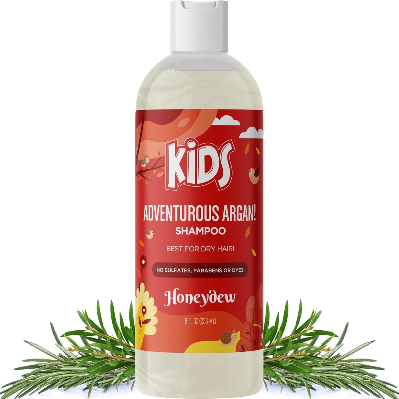 Nourishing Kids Shampoo for Dry Scalp Gentle Dry Scalp Care Shampoo for Kids with Cleansing Essential Oils for Kids Clarifying Shampoo for Build Up and Dry Flaky Scalp with Tea Tree Oil for Hair