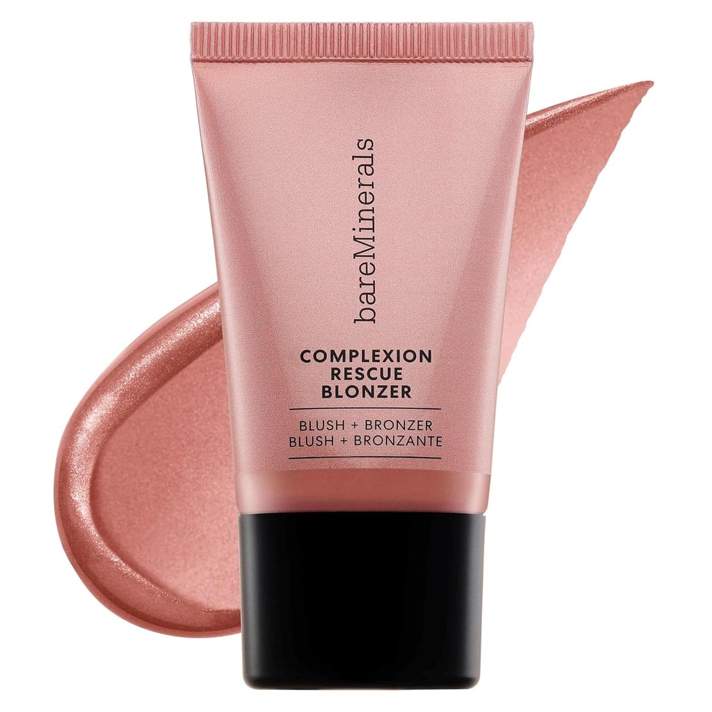 bareMinerals Complexion Rescue Liquid Blonzer, Blush + Bronzer Hybrid, Bronzer Blush for a Sun-Kissed Glow, Buildable Face Bronzer + Blush for Cheeks, Gel-Cream, Vegan