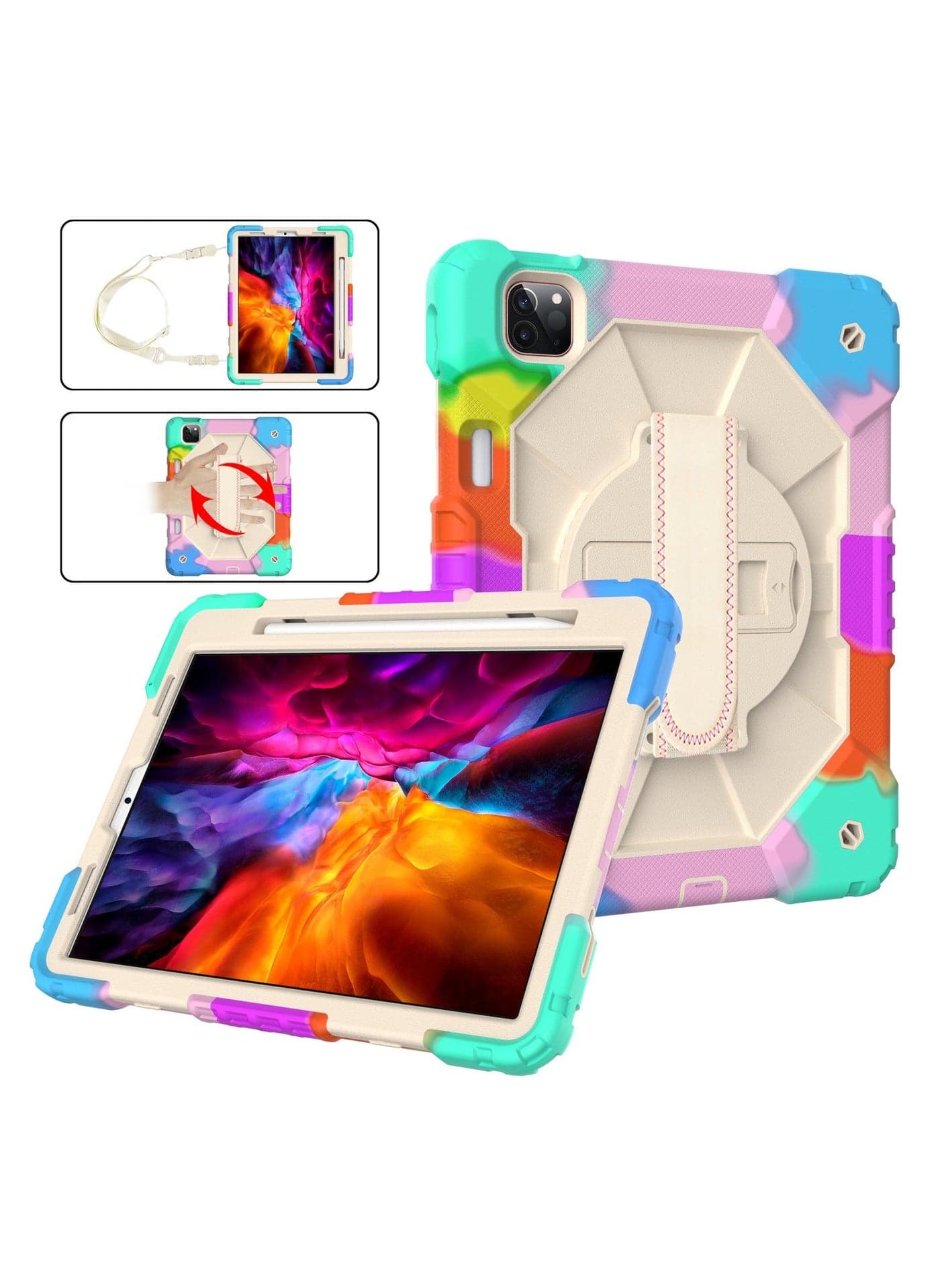 IPad Pro 11 2021/2020/2018/Air4 10.9 Anti Drop And Durable Silicone Protective Case