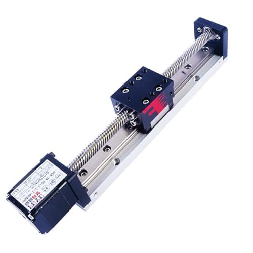 FUYU FSK30 Mini Linear Rail Small Slide Guide CNC Screw Lead Motion Table Motorized Nema 14 Stepper Motor100mm Stroke Work Size