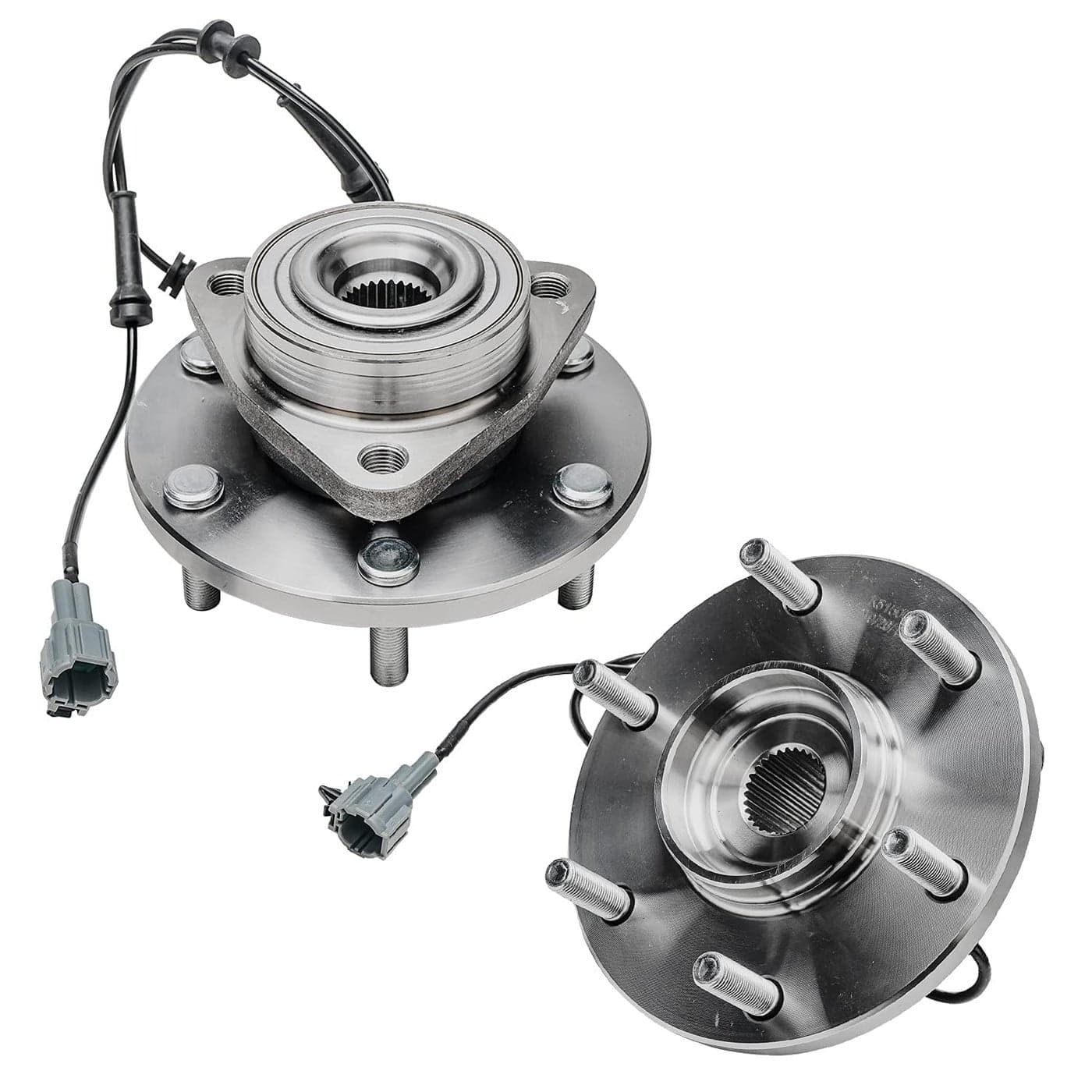 Detroit Axle 2 Front Wheel Bearing Hubs for 20042007 Nissan Titan Infiniti QX56 20052007 Armada 2004 Pathfinder Armada Wheel Bearing and Hub Assembly Replacement