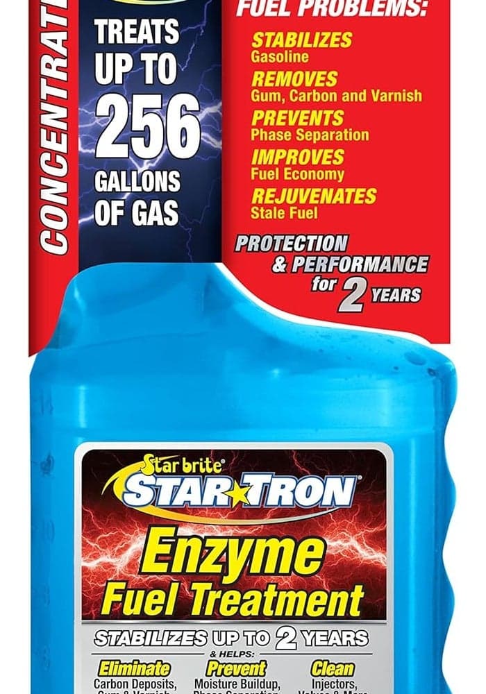 Star Tron Enzyme Fuel Treatment - Concentrated Gas Formula 16 oz - Treats 256 Gallons