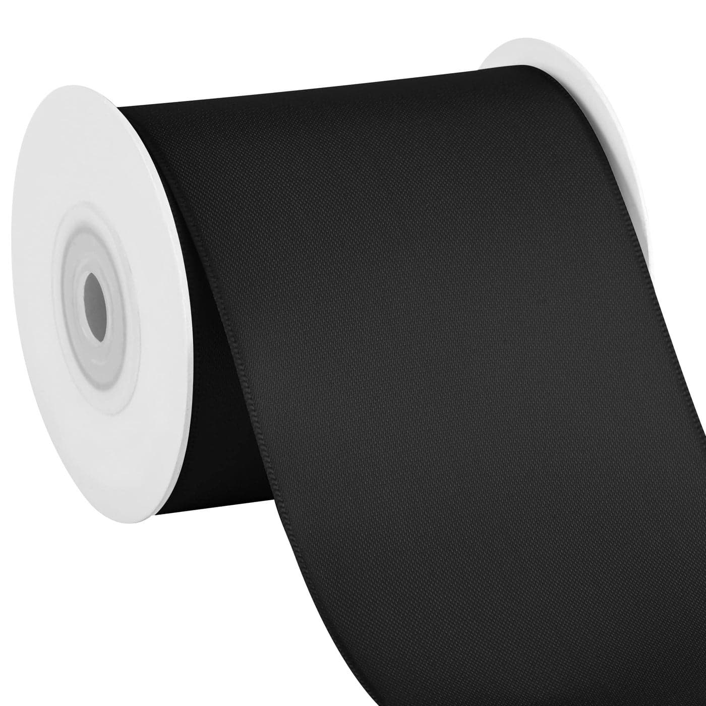LIUYAXI Black Double Face Satin Ribbon 3 X 10 Yards Ribbons Perfect for Crafts Gift Wrapping Bow Making and More