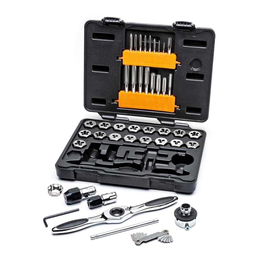 GEARWRENCH 42 Pc SAE Ratcheting Tap and Die Set 3885