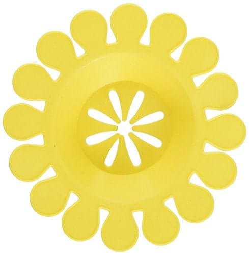 Compac Sink Daisy Scented Kitchen Sink Strainer infuses & Freshens Your Sink, Must Have Kitchen Sink Accessories, Sink Drain Strainer - Catcher, Yellow, Lemon Scent, 6 Count, (3 Packs of 2)