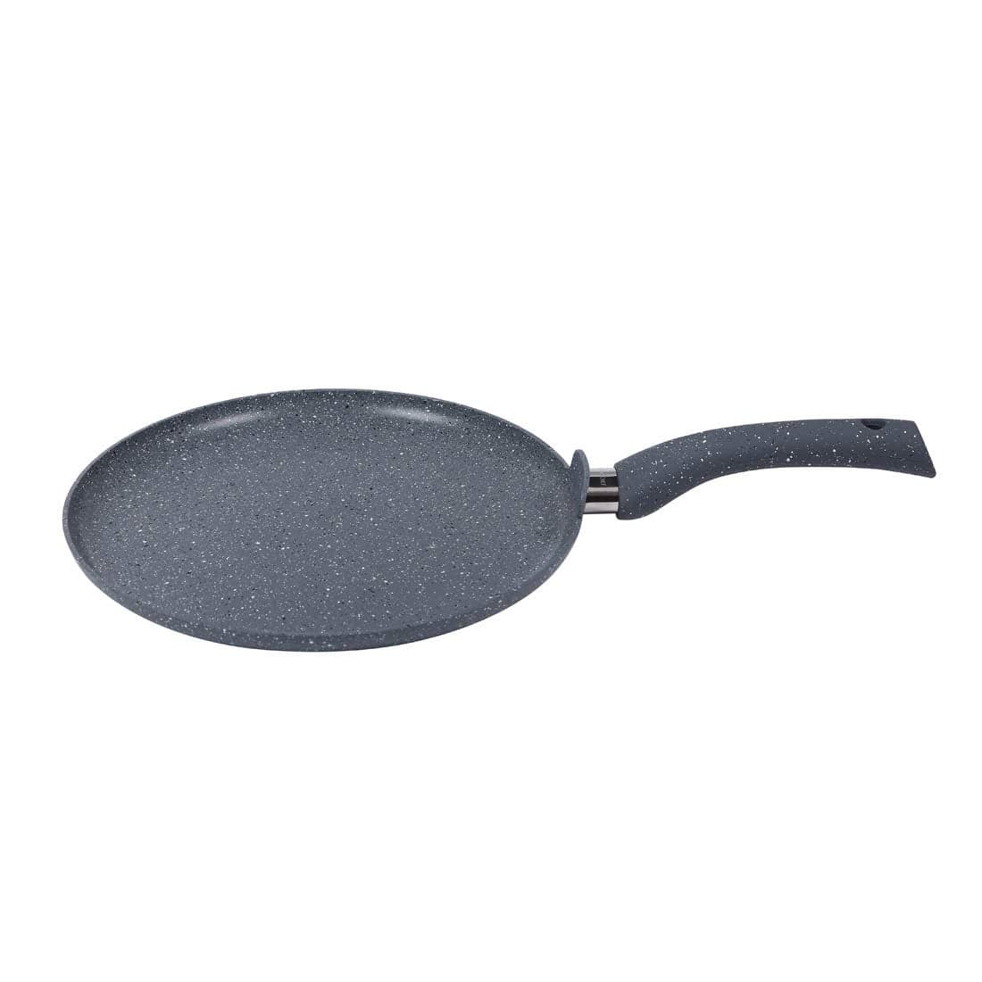 Wonderchef Granite 30cm NonStick Dosa Tawa Induction Bottom SoftTouch Handles Virgin Aluminium PFOAHeavy Metals Free 35mm 2 Year Warranty Grey