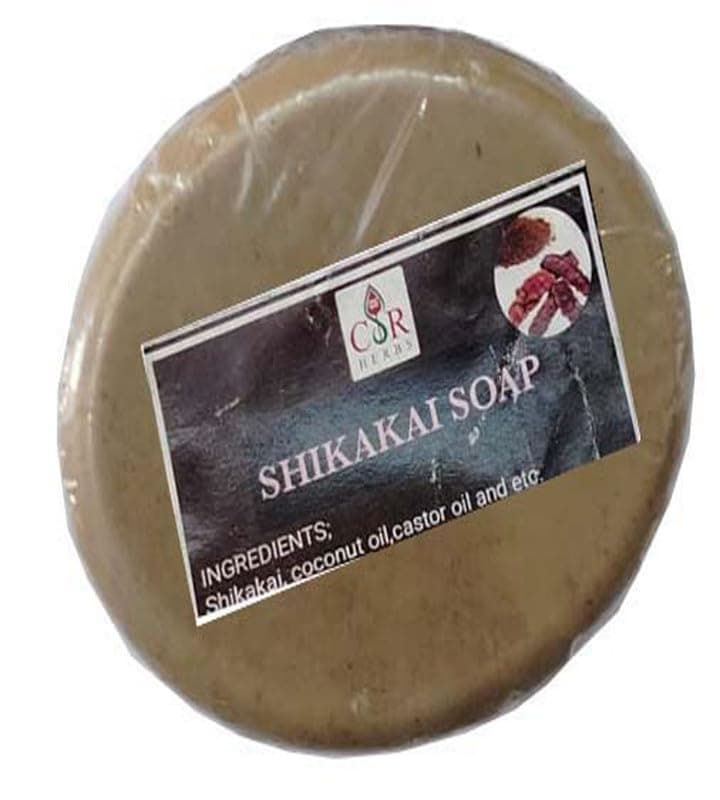 Saara HERBAL FRESH Handmade Herbal Shikakai Soap 90g Pack of 7 For Healthy Strong Hair Suitable For All Hair Types Pack of 7 90g Each