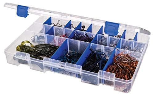 Flambeau Outdoors 5003 Fishing - Includes 15 Dividers, 25 Compartments, Clear Fishing Lure Organizer, Tuff Tainer with Zerust Anti-Rust Dividers