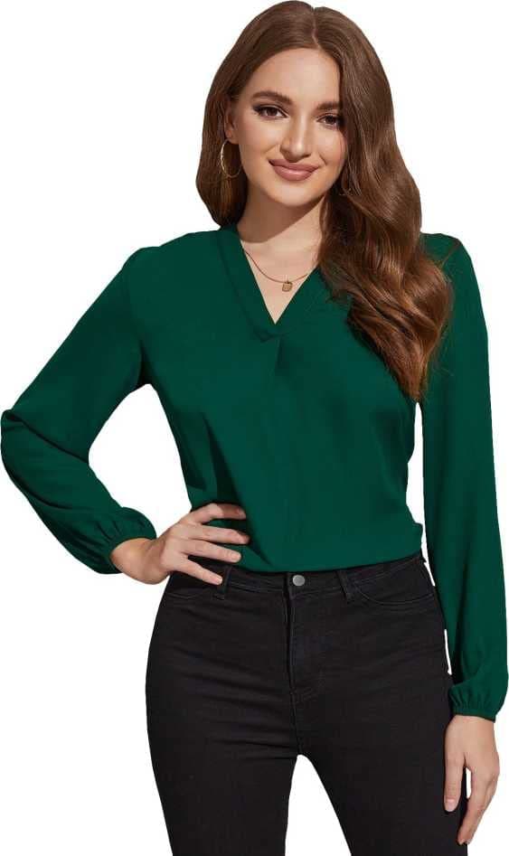 MIZAGO Women's Top (Large, Green)