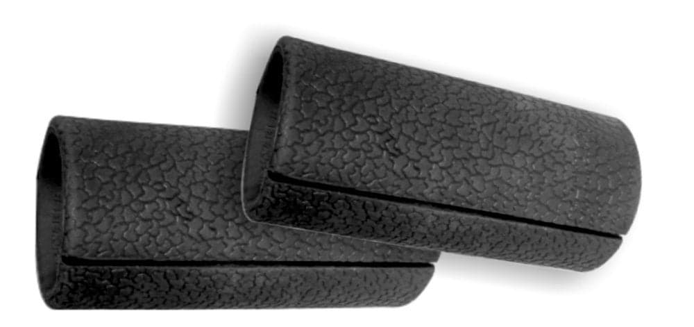 USI UNIVERSAL 733G Black Big Grips For Weight Lifting Bars, Barbell Pad (1 Pair) Ideal For Forearm Development, To Increases The Activation Of The Biceps & Triceps & Keep A Proper Balance