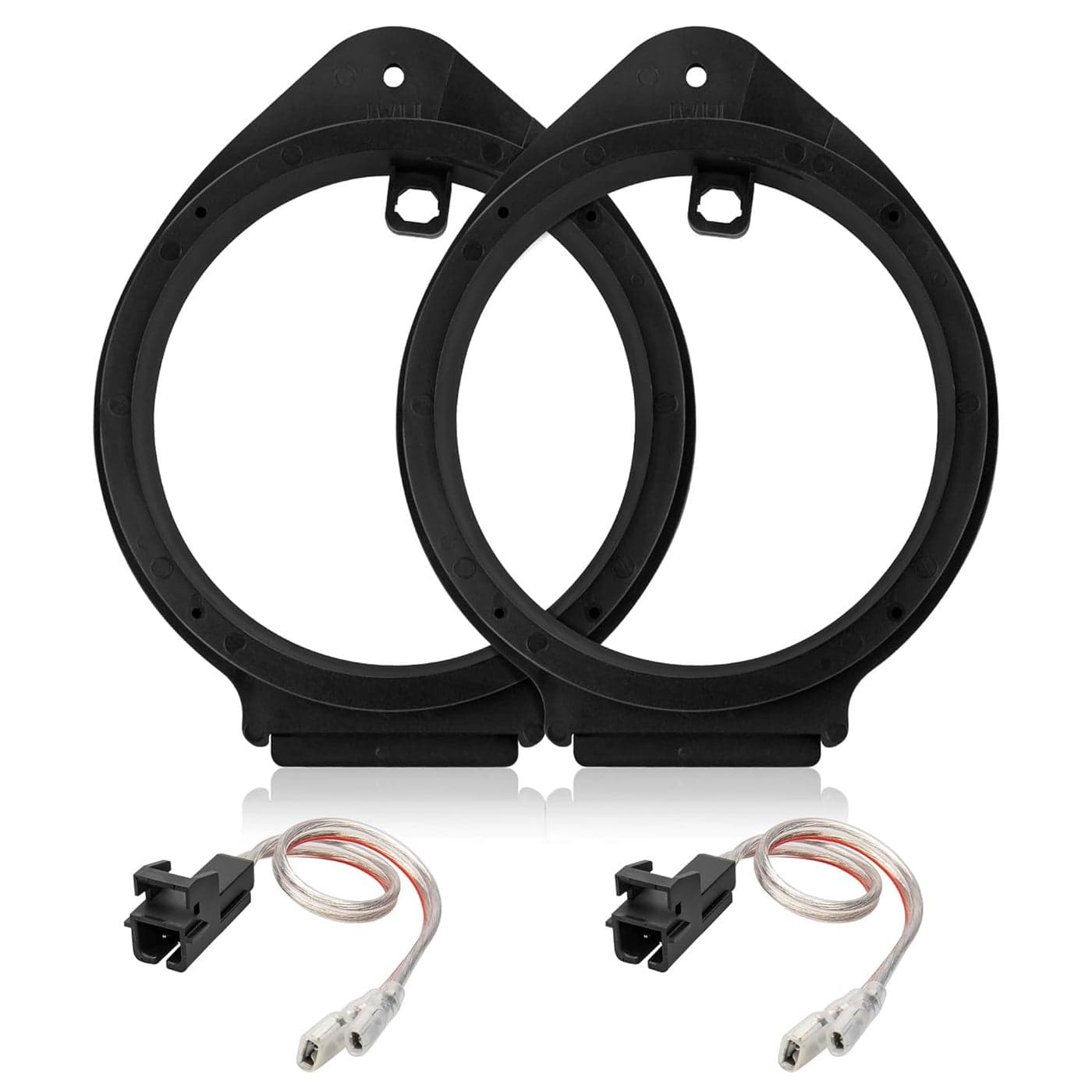 RED WOLF 6.5" Speaker Adapter Spacer Ring with Wiring Harness for GMC, Chevy, Buick, and Cadillac