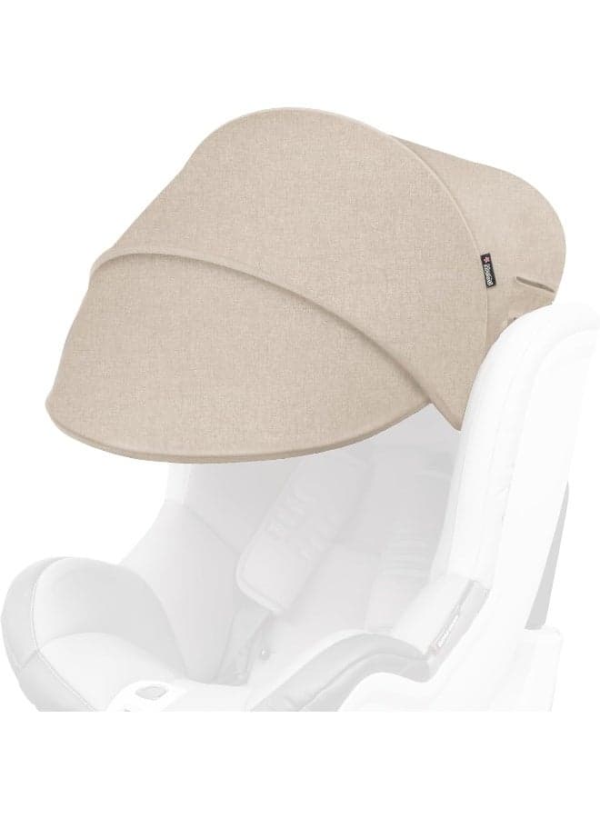 Manito Sun Shade Extender/Auxiliary Canopy for Car Seat (Beige)