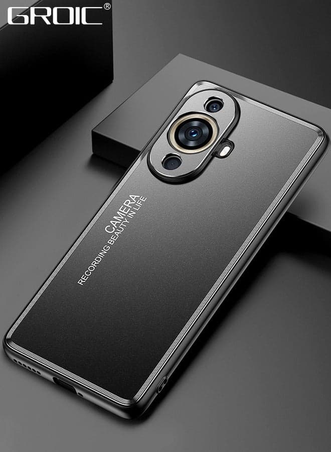 For Huawei Nova 11 Pro Phone Case, Metal Silicone All Inclusive Phone Cover, Drop Shock Resistant Scratch Resistant Phone Shell, Support Wireless Charging Protective Case 6.78''