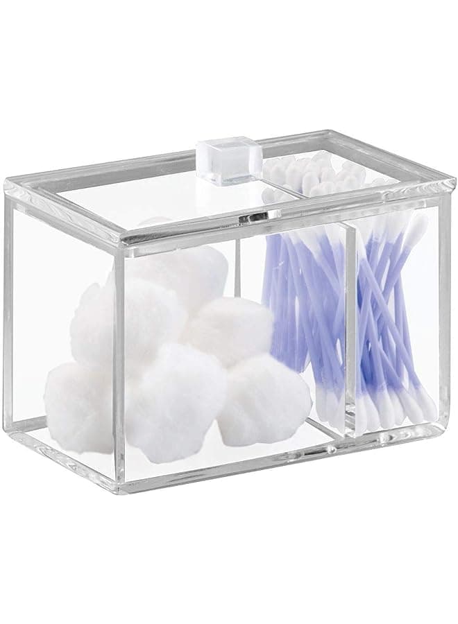 Clarity Wall Mount Nail Polish Storage Rack with 3 Shelves for Bathroom, Vanity, Closet, Bedroom, Set of 1, Canister