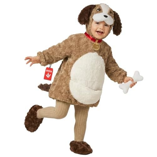 Morph Puppy Dog Costume for Toddlers Cute Halloween Outfit for Boys and Girls Adorable Puppy Toddler Costume 12 Years