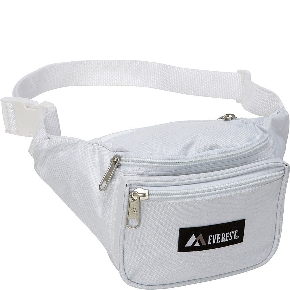 Everest Signature Waist Pack-Standard, White, One Size