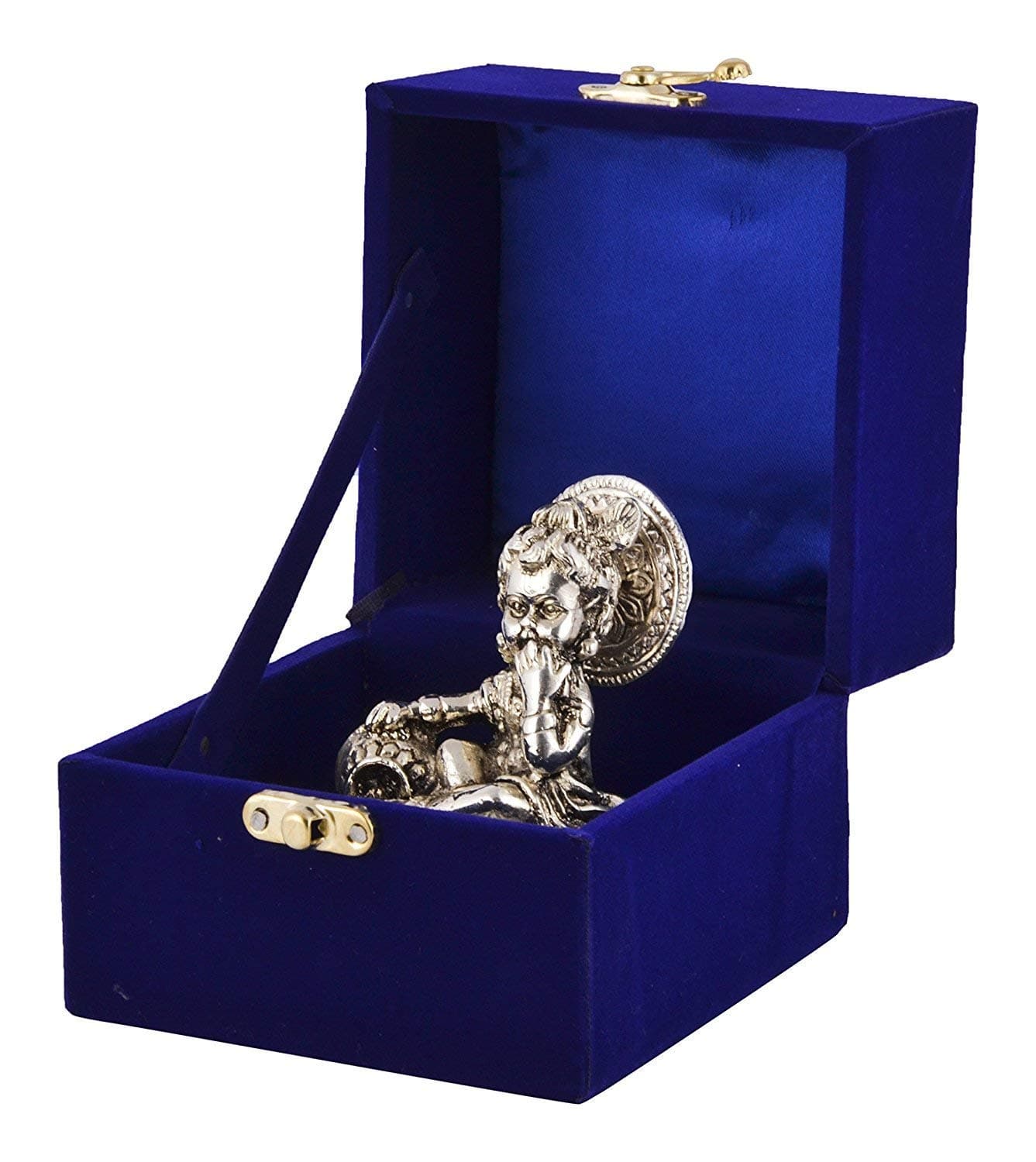 Lavanaya Silver God Idol Laddu Gopal Murti 115 Cm X 10 Cm X 11 Cm Silver Plated Showpiece Idols Gift Krishna Murti Krishna