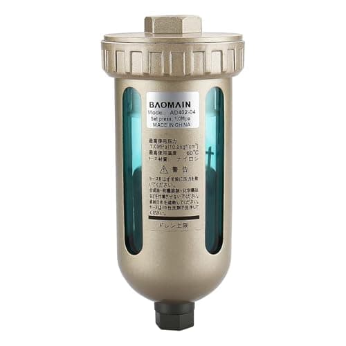 Baomain Auto Drain AD40204 12 PT Inlet to 38 PT Port Nylon Bowl
