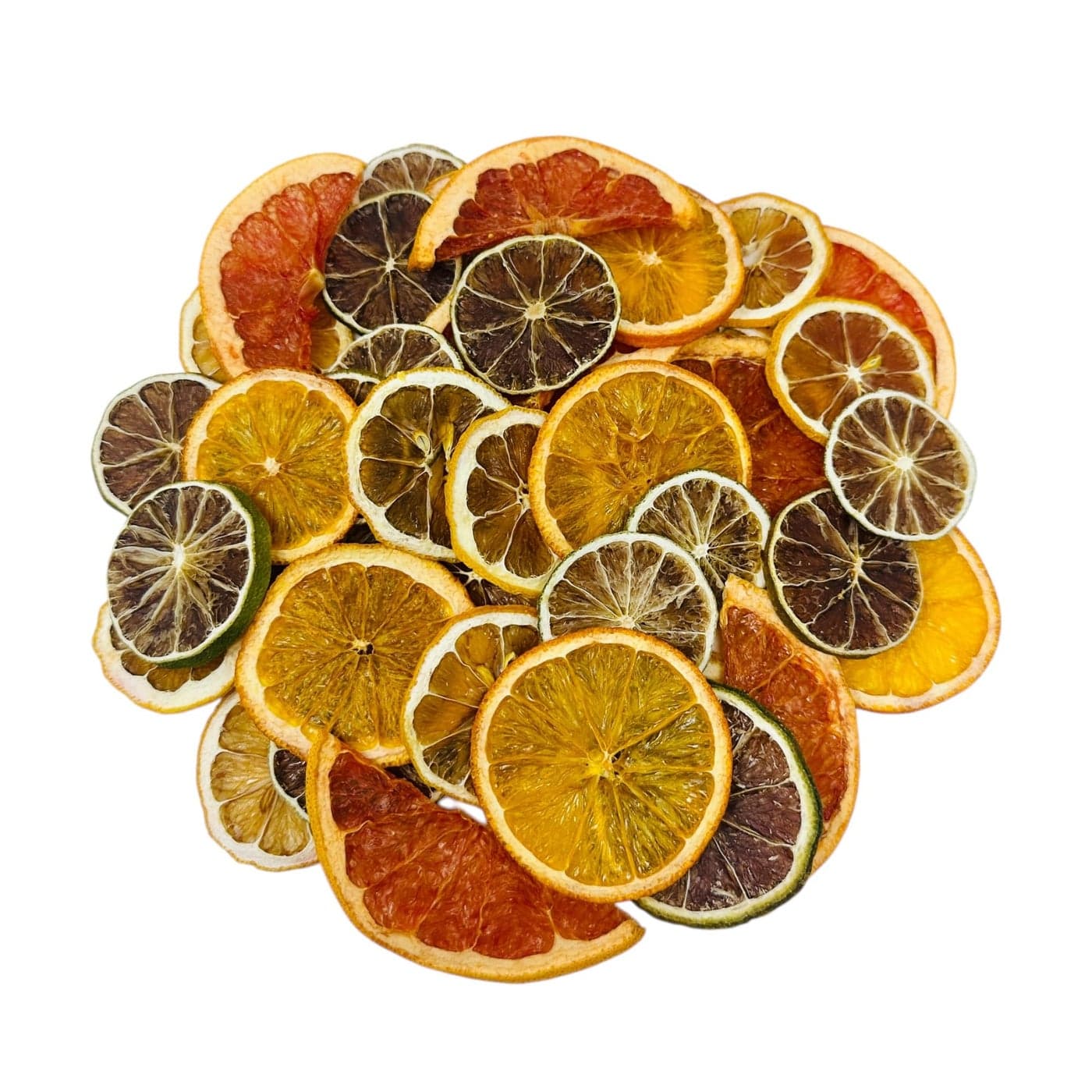 Utama Dehydrated Citrus 50 Piece Dried LemonLimeOrangeGrapefruit CocktailFood Garnishing Citrus Potpourri Mixed Dried Fruit Box
