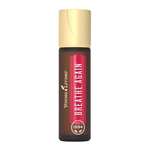 Young Living Breathe Again Essential Oil Roll On - 10ml for Easy Relief - Combines Copaiba, Myrtle, and Peppermint with Four Different Types of Eucalyptus