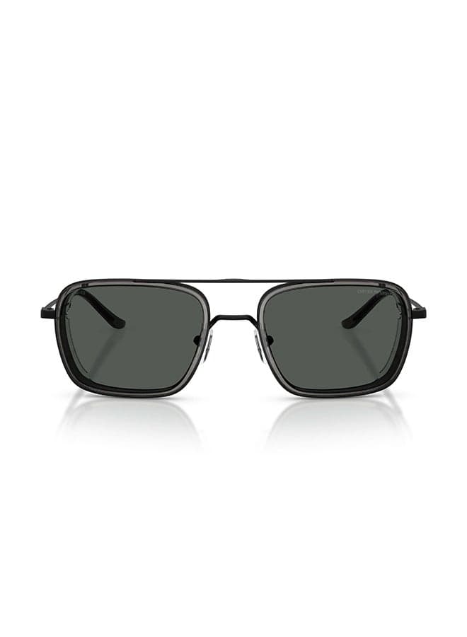 Men EA 2162 300187 Men's Full Rim Square Sunglasses - Lens Size: 54 mm