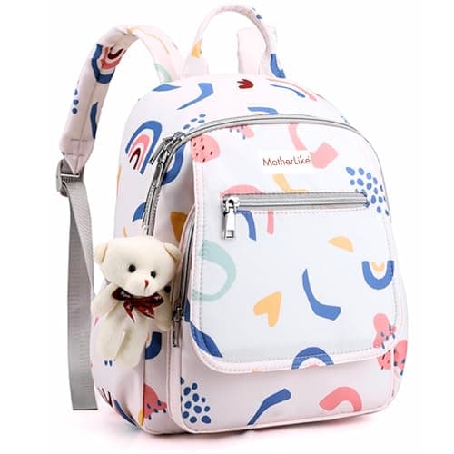 MotherLike Mini Diaper Bag for Mothers for Travel | Small Diaper Baby Bag for Mom For Travel | Lightweight Maternity Bag For Hospital For New Born Baby & Mommy With Insulated Pocket | 14 L (WP22)