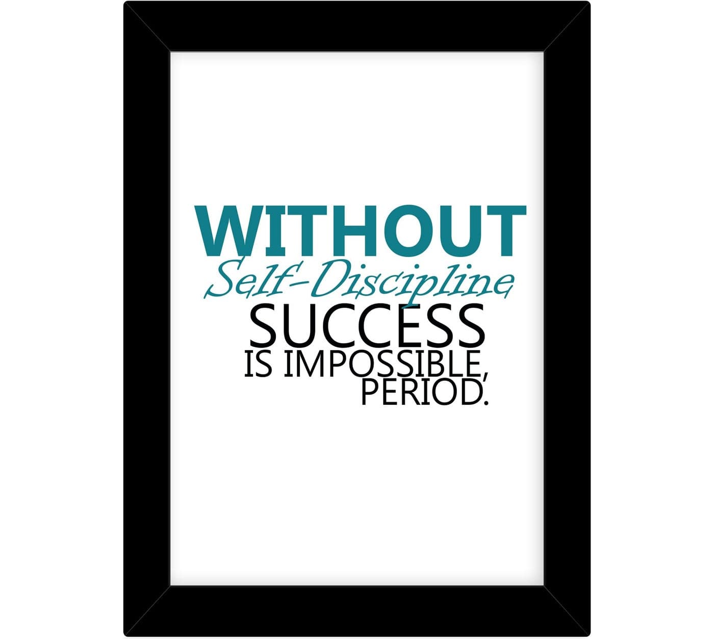 TIED RIBBONS Inspirational Quotes Wall Frames Motivational Quotes Posters with Frames for Home Office Kids Room Boys Girls Living Room Bedroom Study Room Classroom Students Aesthetic Gift Items