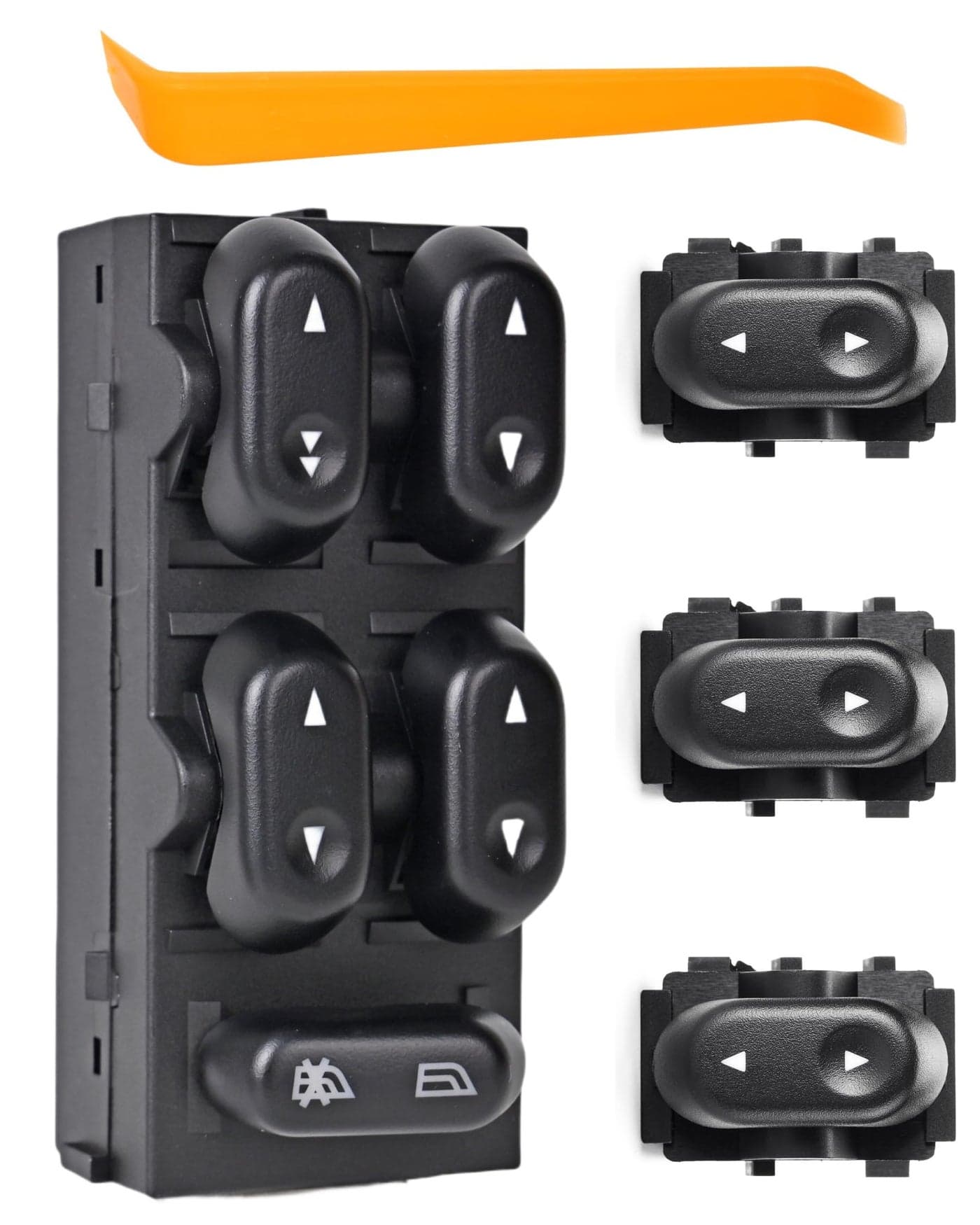 PANNUOSCS Master Window Switch with Passenger Window Switches Compatible with 2004-2008 Ford F150 Expedition 2003-2008 Crown Victoria Lincoln Mark LT Mercury Grand Marquis and Marauder 2L1Z14529AA