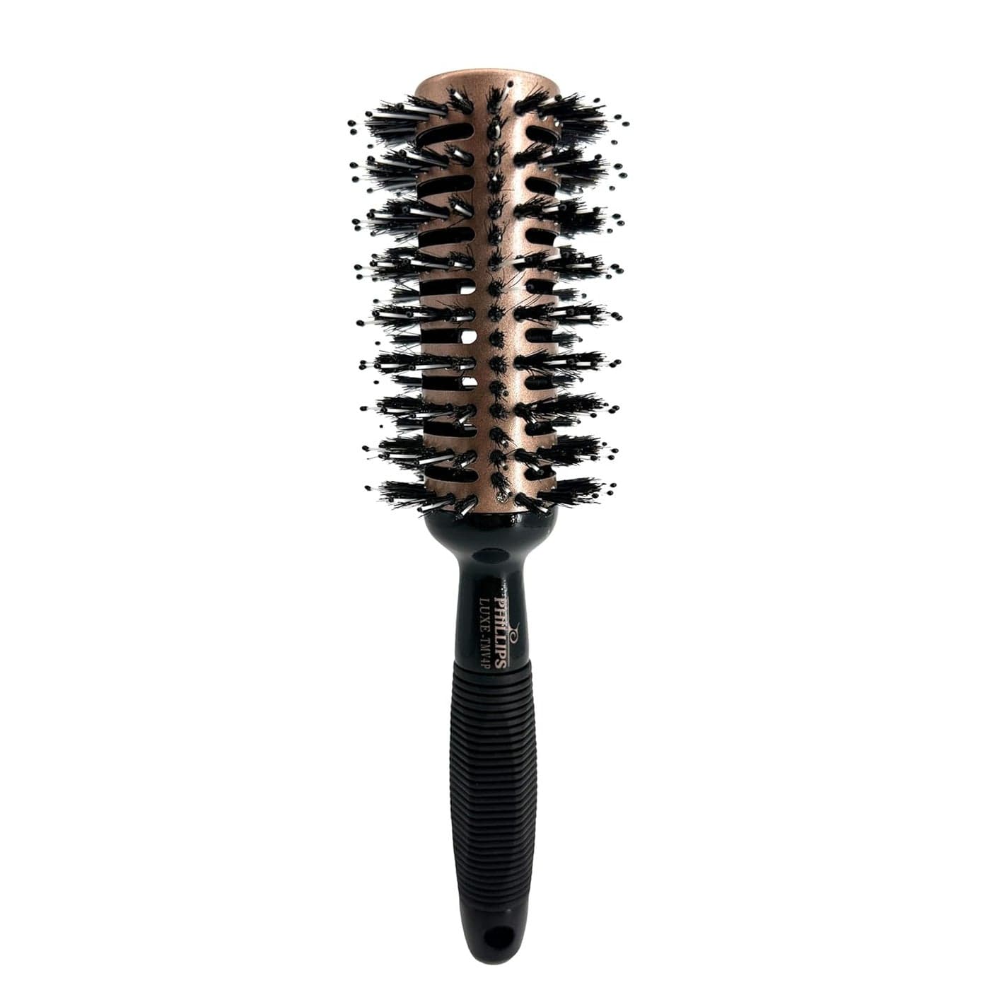 Phillips Brush Luxe Tourmaline Monster Vent 4 PolyTip Professional Hair Brush 275 Barrel Head Vented Blowout Hairbrush with Poly Tipped Nylon Boar Hair Bristles