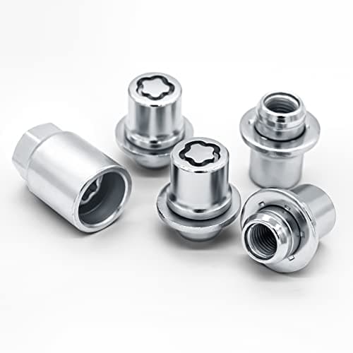 0027600900 Wheel Lock Lug Nuts Set M12 x 15 Compatible with 20012025 Toyota Avalon CHR Camry Celica Corolla Highlander Matrix Mirai MR2 Prius RAV4 Sienna Solara Tacoma Venza Yaris Lexus Chrome