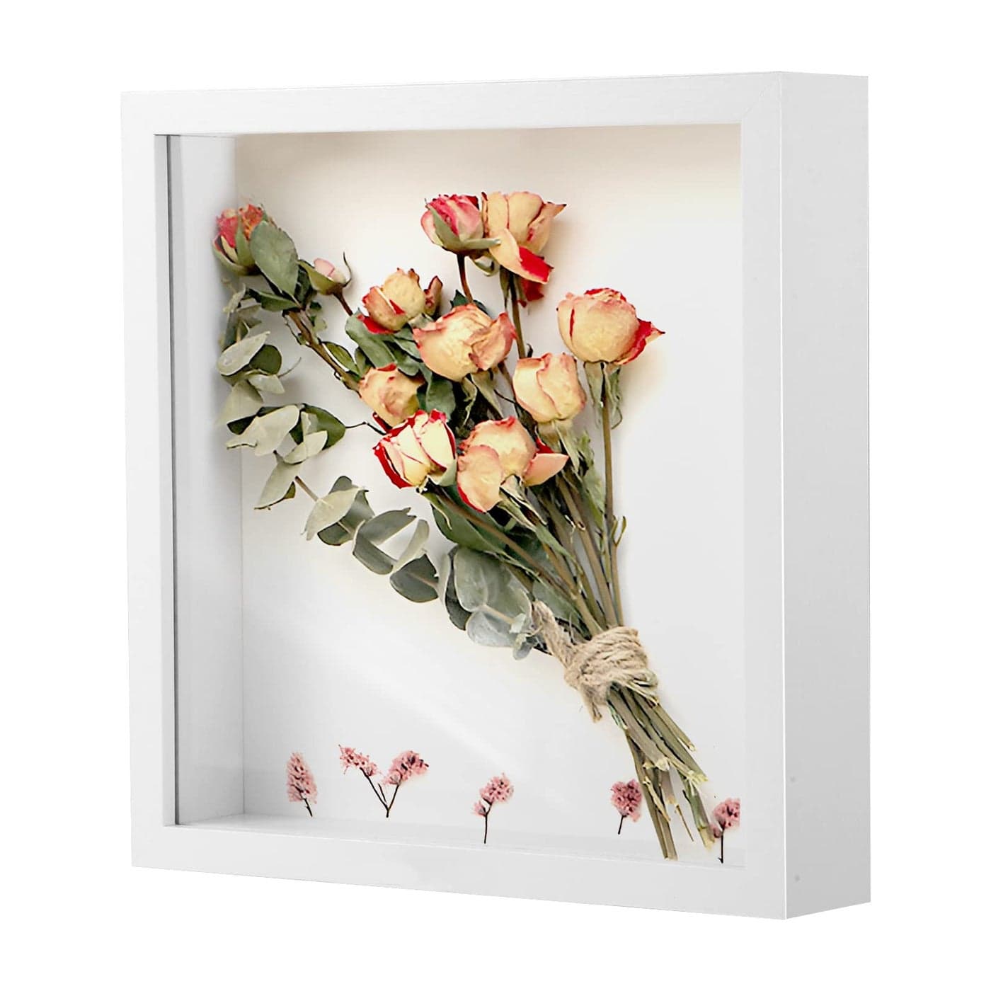 3D Shadow Box Frame 8x8 Box Frame Deep Picture Frame For Filling Frame Square Frame Box Frames For Crafts 3d Deep White