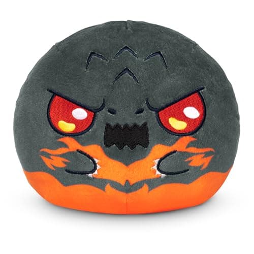 TeeTurtle Reversible Godzilla 6Inch TwoSided Flip Plush Toy with Embroidered Details Cute Mini Collectible Plush for Kids Teens and Adults