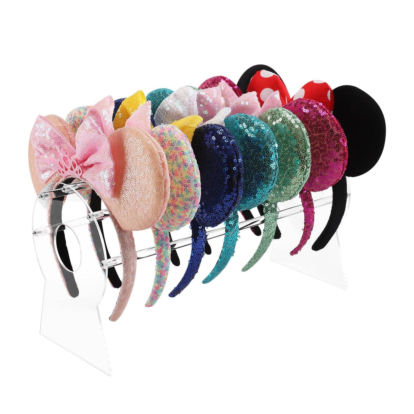 Pengup Heaband Holder OrganizerAcrylic Hair Band Ear Display Stand Jewelry Storage for Show Selling