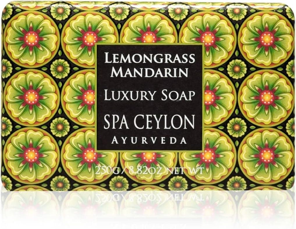 SPA CEYLON LEMONGRASS MANDARIN Luxury Soap Natural Cleanser Lemongrass Mandarin Hydrating Suitable for all skin types