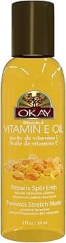 OKAY Pure Naturals Vitamin E Oil for Hair Skin Nail 2 Ounce 006 kg