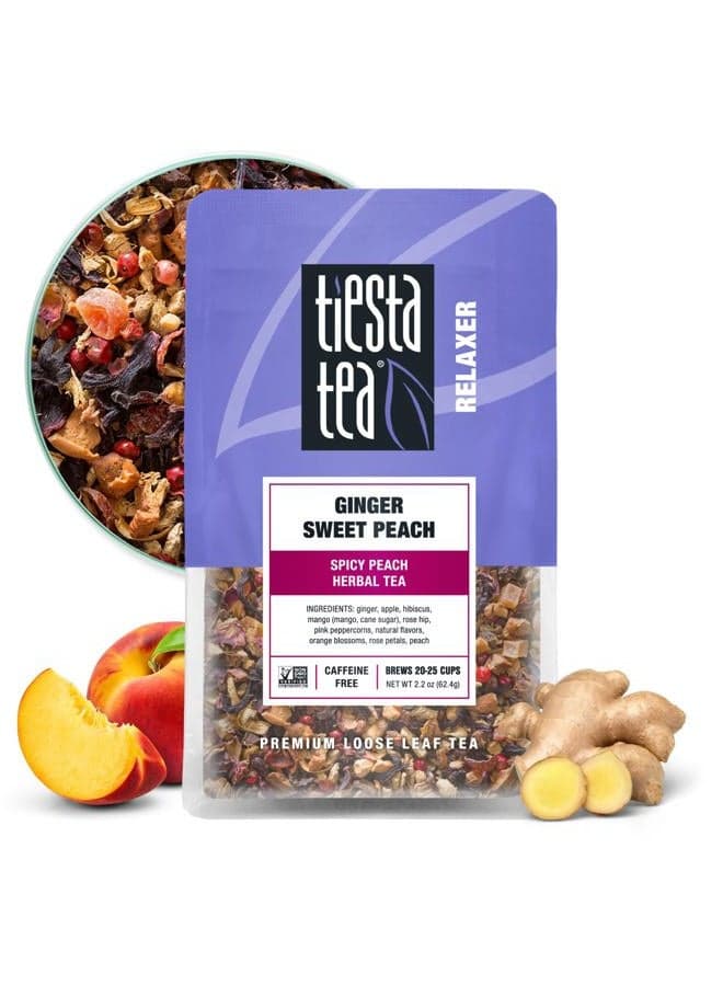 (Relaxer - Ginger Sweet Peach, Pouch) - Tiesta Tea, Relaxer Ginger Sweet Peach, 60ml