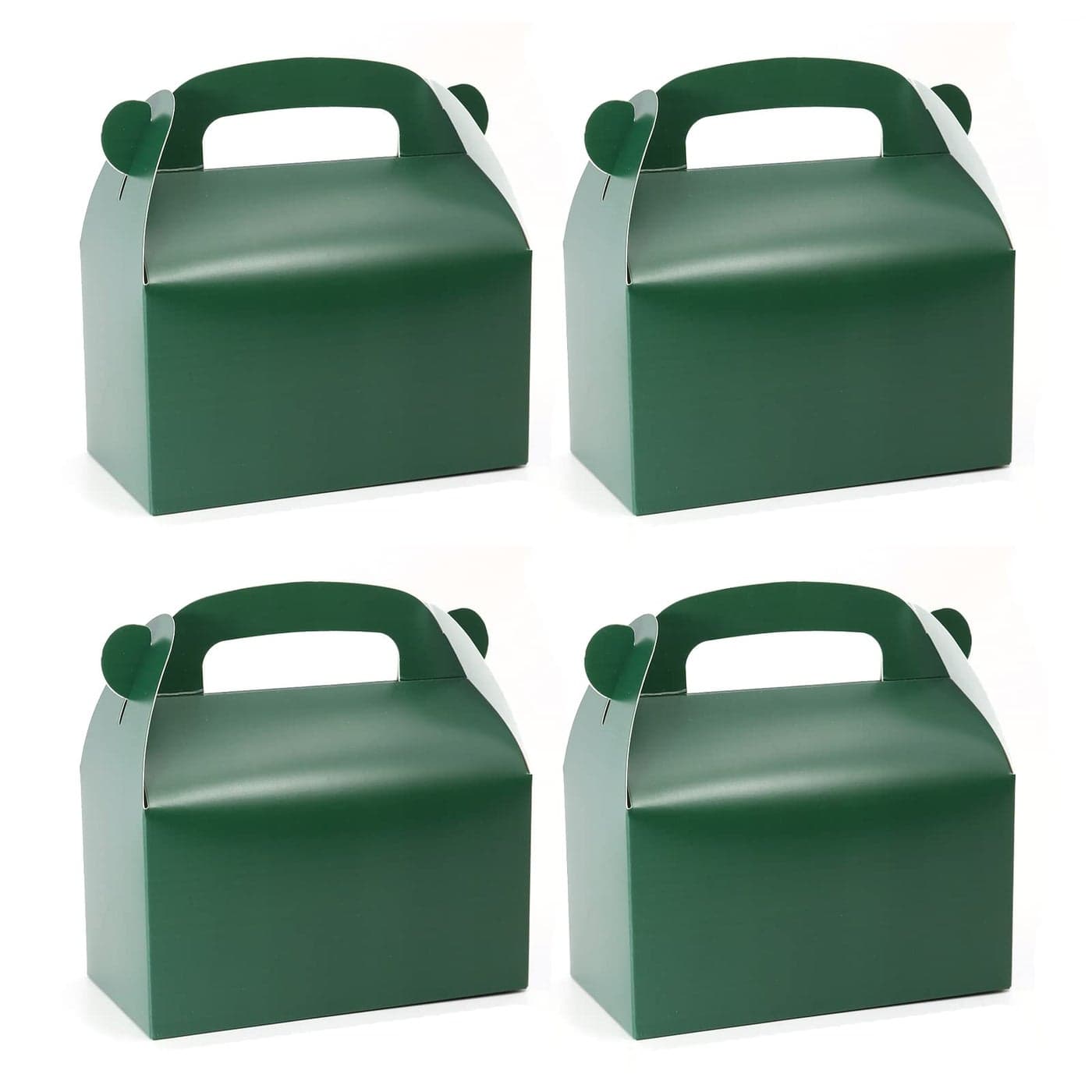 Oletx 30pcs Dark Green Party Favor Gift Box Cardboard Treat Box Perfect for St Patricks Day Birthday or Any Fun Party