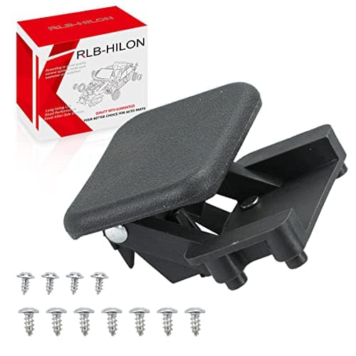 RLB-HILON Glove Box Latch Catch Handle Compatible with Chevrolet Silverado Suburban Chevy Tahoe GMC Sierra Yukon Cadillac Escalade ESV EXT, 15807878 15807879 15807880, Dark Gray