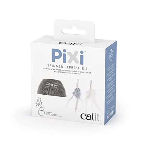 Catit PIXI Spinner Refresh Kit for Treat Dispensing Cat Toy Silver