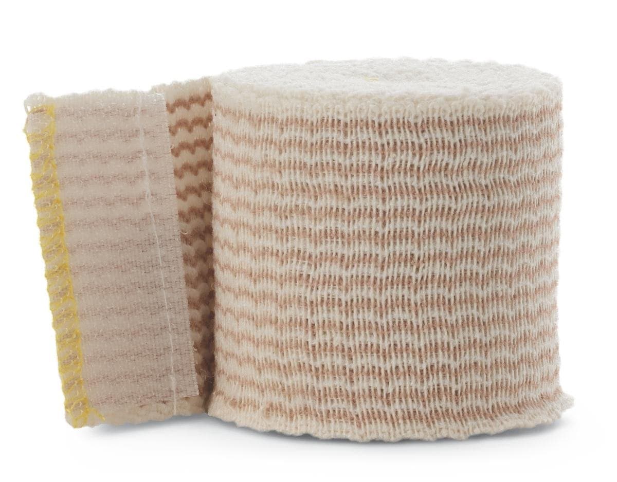 Medline Matrix Wrap Elastic Bandage with Hook and Loop Closure, Sterile, 2" x 5 yd, White/Beige (Pack of 20)