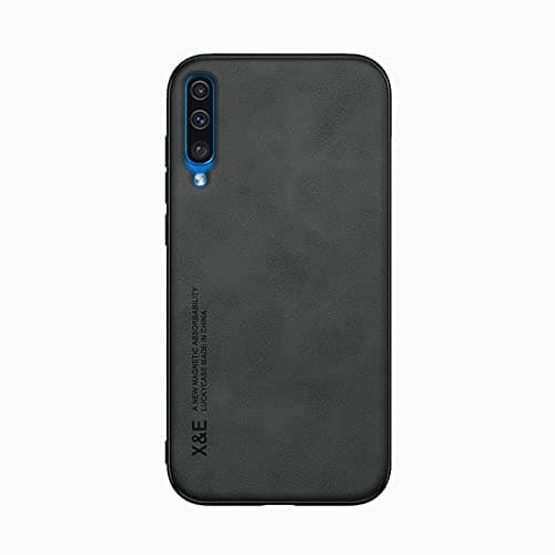 Kepuch Silklike Case for Samsung Galaxy A50A30SA50S Cover Bumper Builtin Metal Plate for Samsung Galaxy A50A30SA50S Black