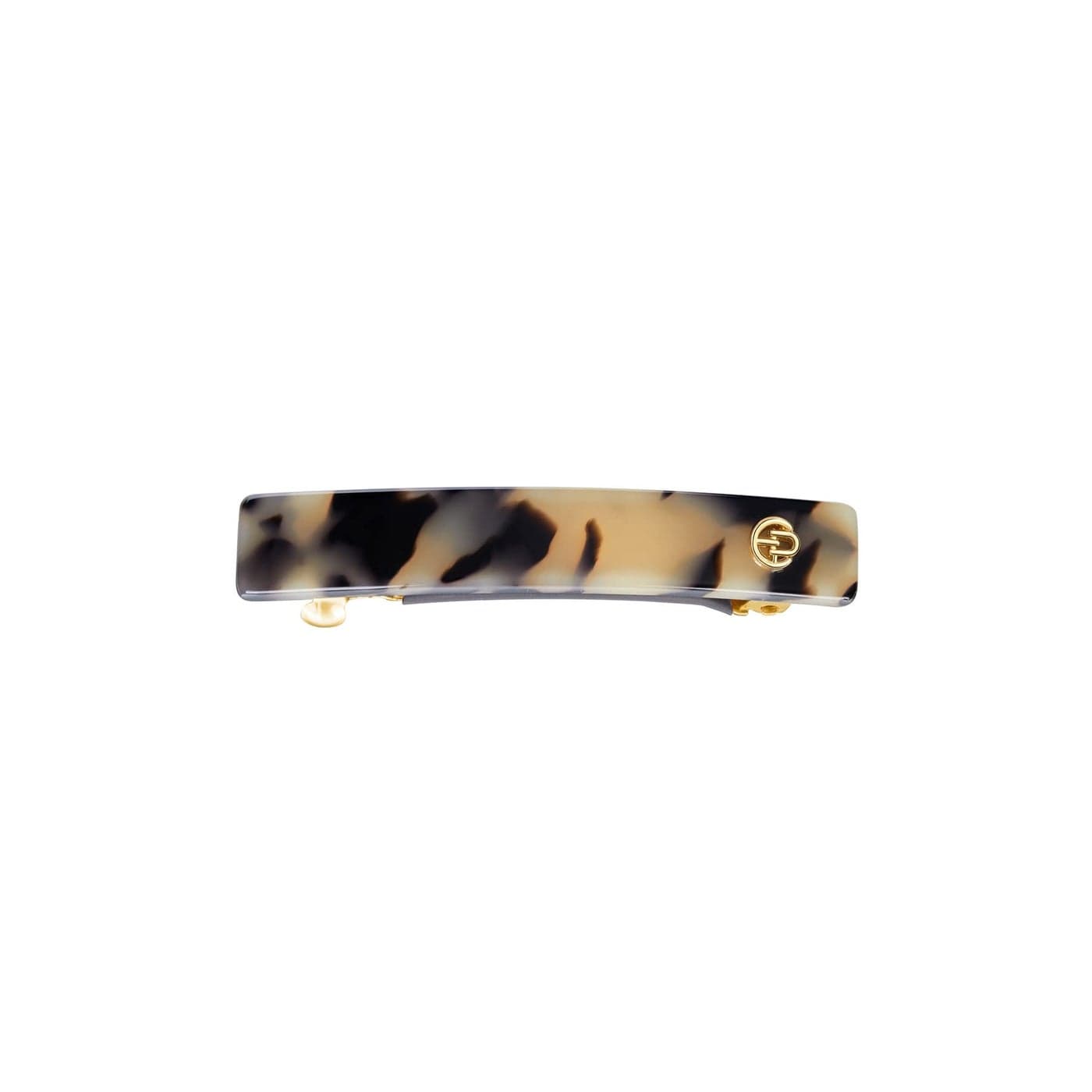 EVITA PERONI French Hair Barrettes for Women, Small Size No-Slip Hair Clips for Thick Thin Hair Acetate Clip Removable Spring Clip Christmas Birthday Gifts, Amber