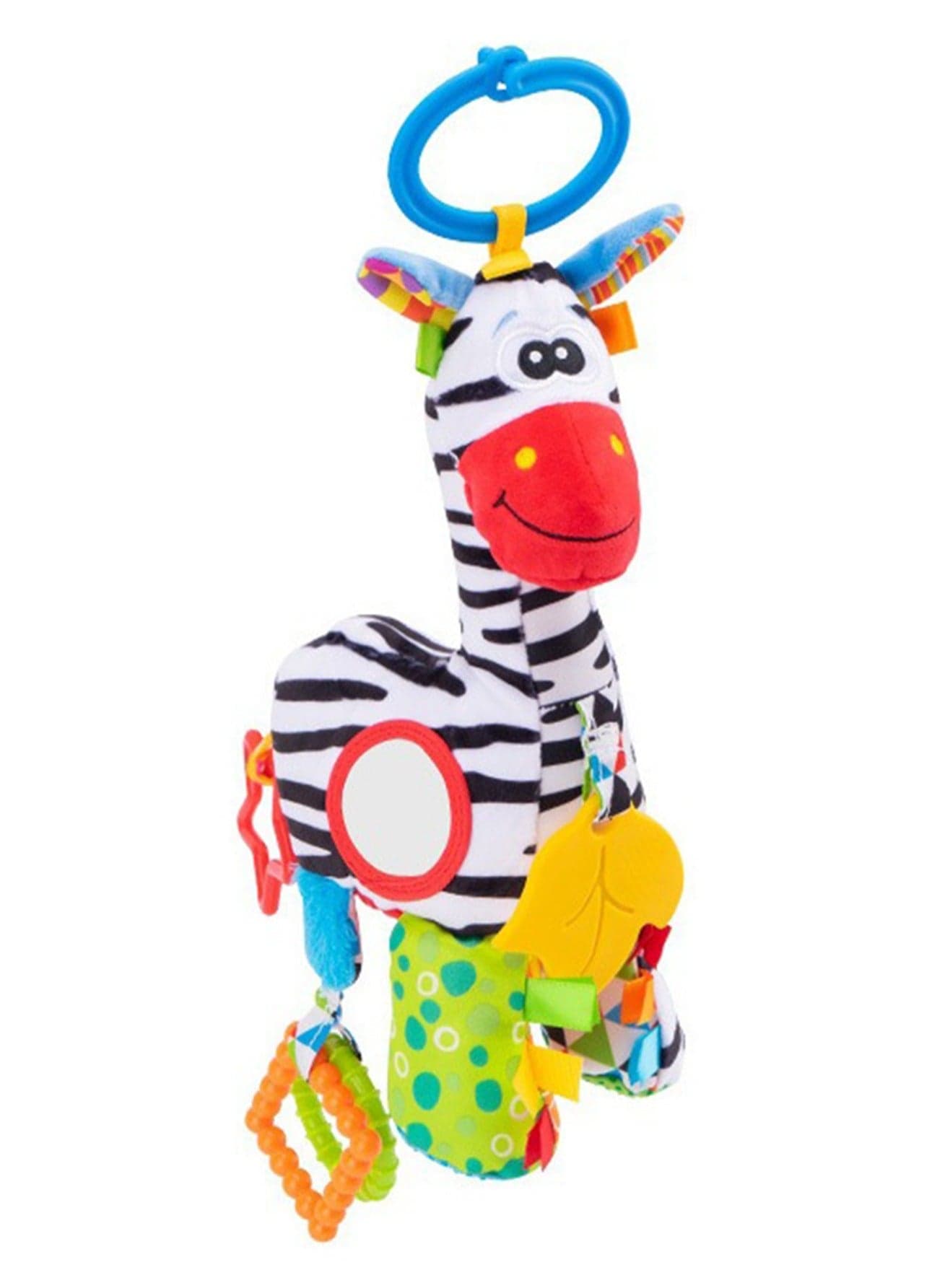 Music Box Bell Baby Carriage Hanging Baby 0-1 Year Old Early Education Plush Toy (Zebra)
