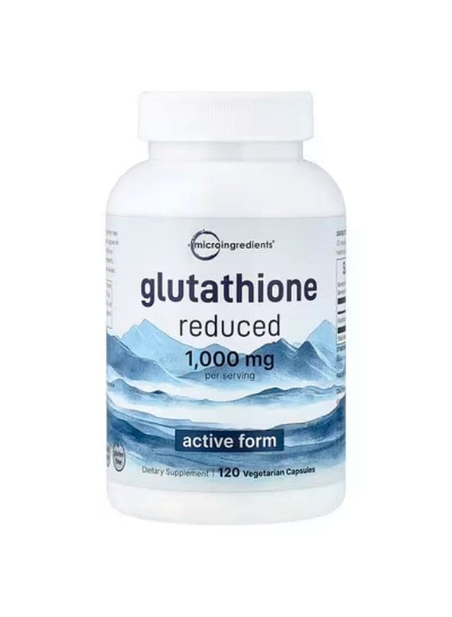 Micro Ingredients, Glutathione, Reduced, 120 Vegetarian Capsules (500 mg per Capsule)