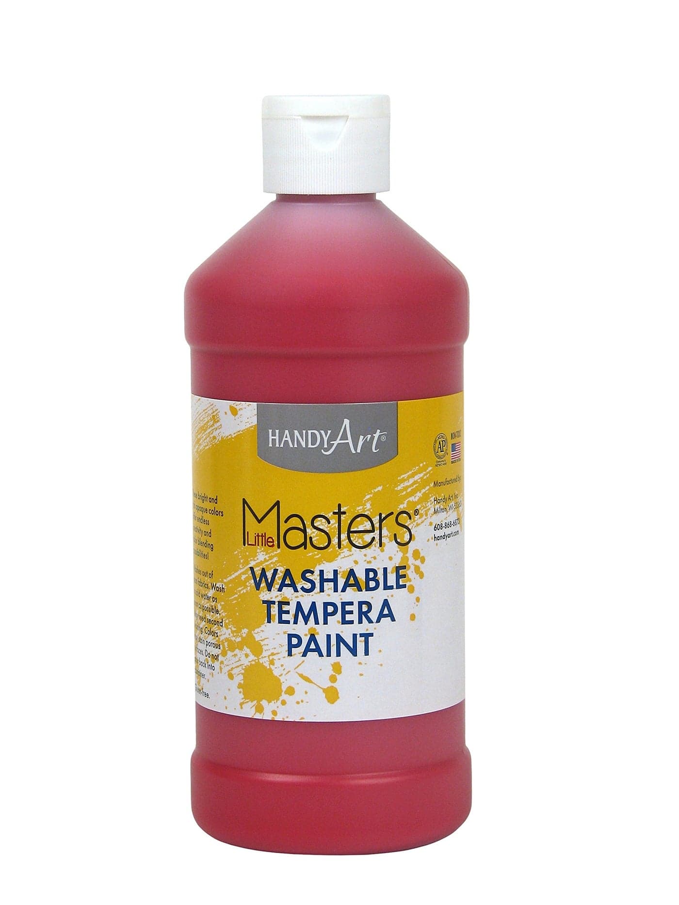 Handy Art Little Masters Washable Paint 16 ounce Red