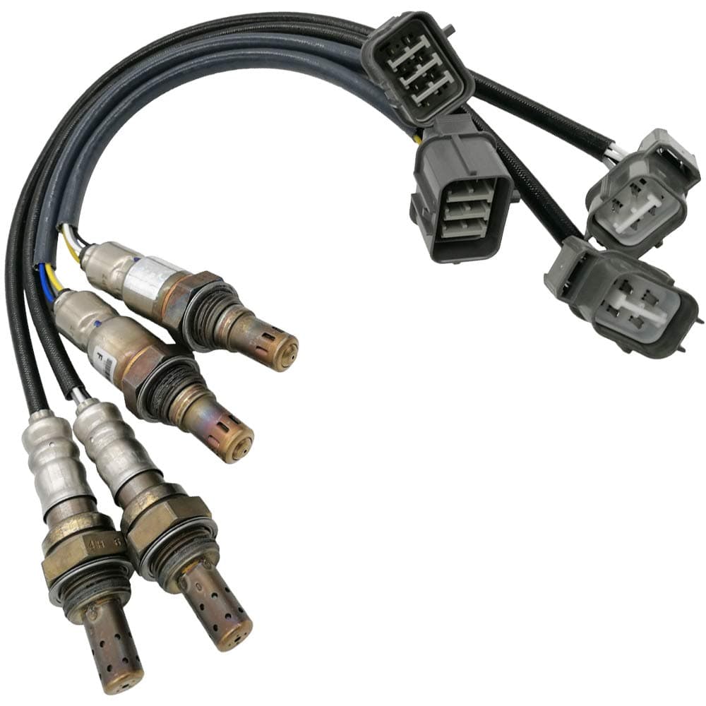 Automotiveleader 4Pcs 2345010 2344355 2344368 Oxygen Sensor 1 Sensor 2 Bank 1 Bank 2 Upstream Downstream AFR Replacement for Honda Accord 30L Odyssey Pilot Ridgeline Acura MDX RL 35L
