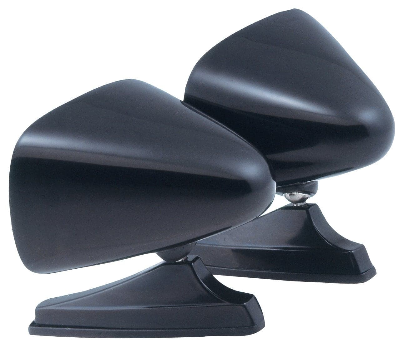 Fit System 1600B Black Universal Dual Sport Mirror - Twin Pack