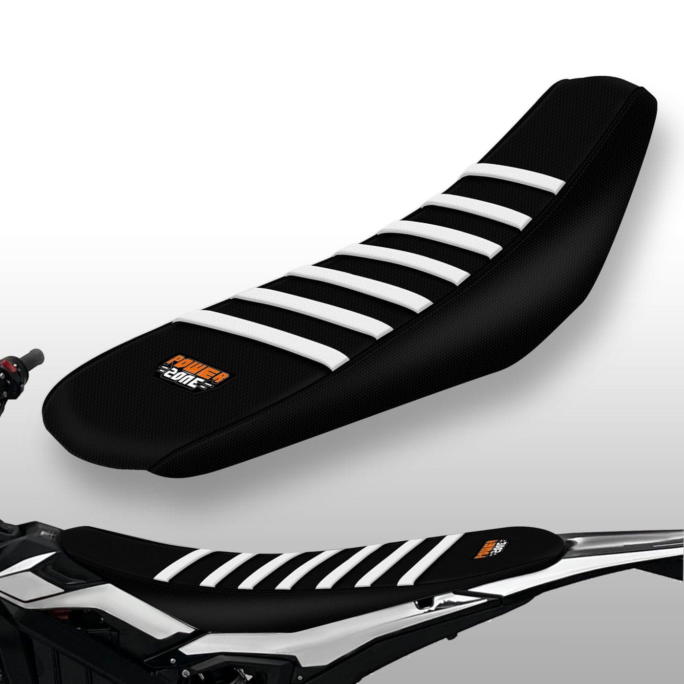 sawrain Dirt Bike Seat Cover for Surron SUR Ron Ultra Bee NonSlip Motorcycle Electric Bike Seat Protector BlackWhite